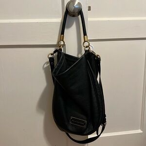 Marc Jacob’s Shoulder Bag with Strap - Black Pebble Leather